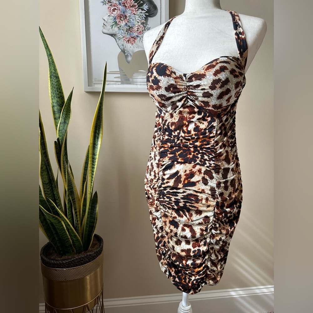 Victoria's Secret Bombshell Miraculous Padded Bra Top Dress Halter Style 34B